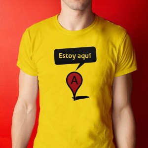 T-Shirt I'm Here - Google Maps