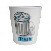 Lenticular Wastebasket "Trash Icon"