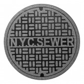 New York Manhole Cover Doormat