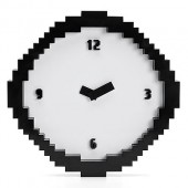 "Pixel Time" Clock