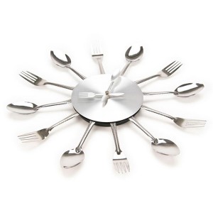 Spoon and Fork Wall Clock