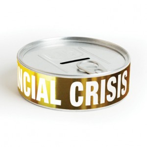 Financial Crisis Survival Kit Money Box