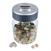 Digital Counting Money Jar Euros