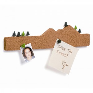 Board Note Holder with Pins "Memo Mountain"