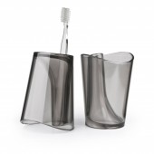 Water cup and toothbrush holder "Flip Cup"