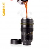 Camera Lens Vacuum Flask Mug