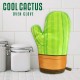 "Cool Cactus" Glove Oven Mitt