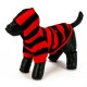 Striped Hoodie Red/Black Dog