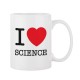 Taza "I Love Science"