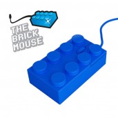 Ratón ladrillo Lego Azul